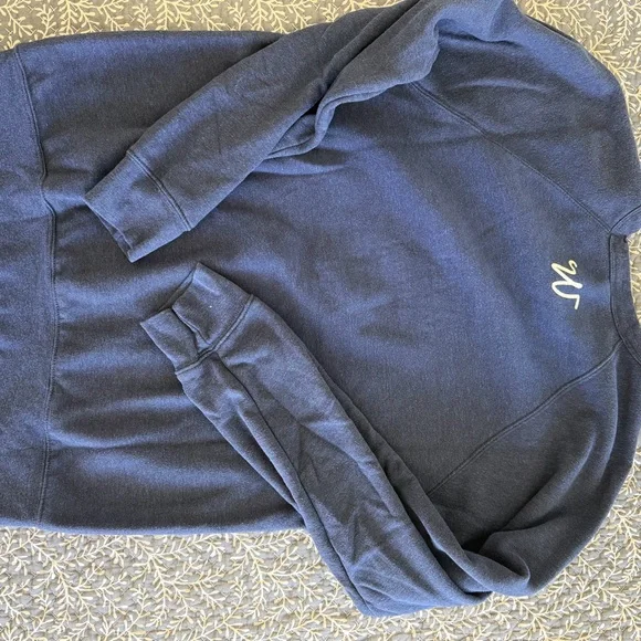 Wilson, Arkansas Women’s Navy Crewneck Sweatshirt - Picture 3 of 3